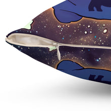 Load image into Gallery viewer, Hippos Can Fly 2025™ Spun Polyester Square Pillow