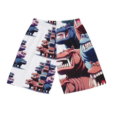 Load image into Gallery viewer, Playful Hippo Basketball Shorts