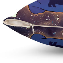 Load image into Gallery viewer, Hippos Can Fly 2025™ Spun Polyester Square Pillow