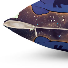 Load image into Gallery viewer, Hippos Can Fly 2025™ Spun Polyester Square Pillow