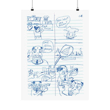 Load image into Gallery viewer, HERM Pizza Comic Poster