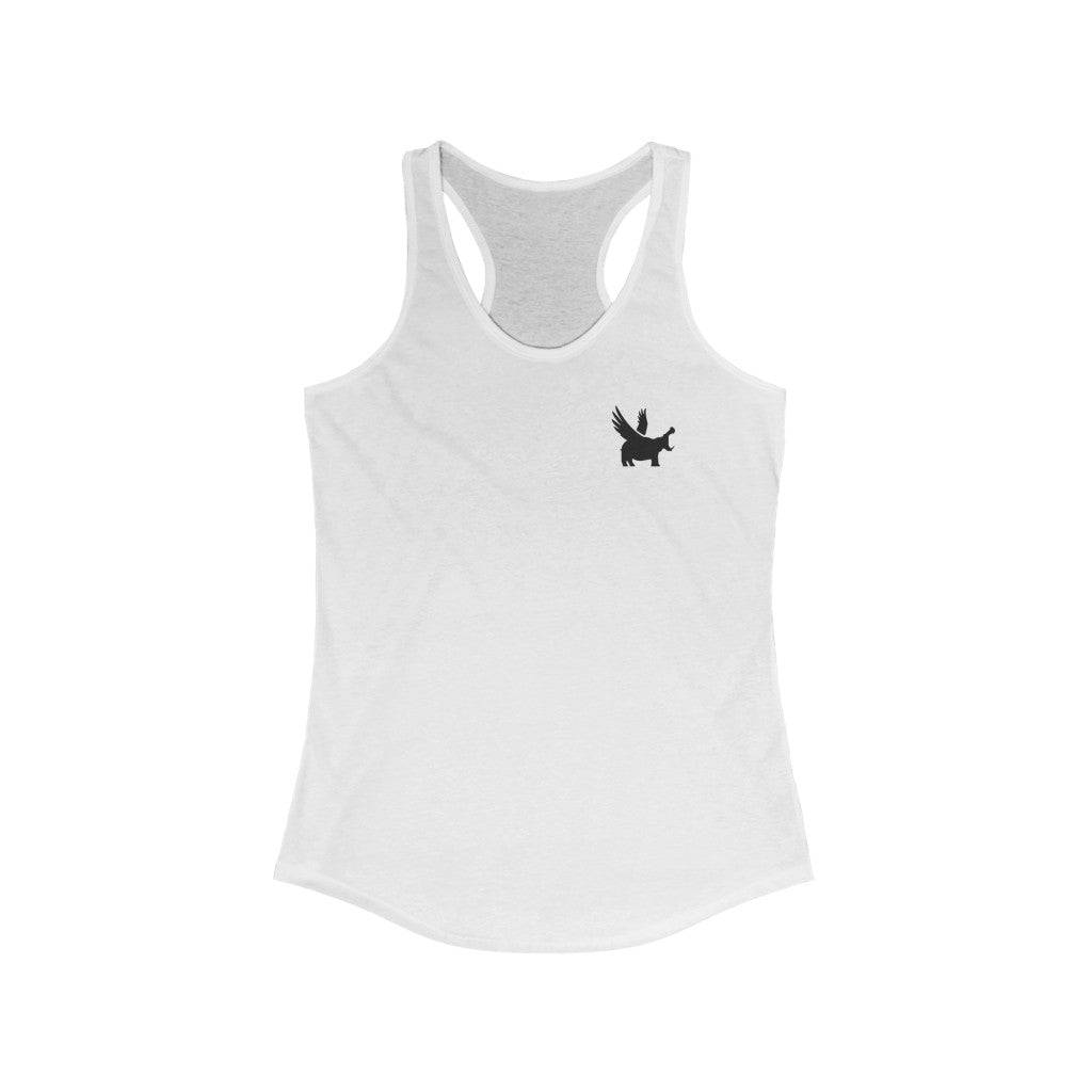 Hippos Can Fly™ Women's Ideal Racerback Tank