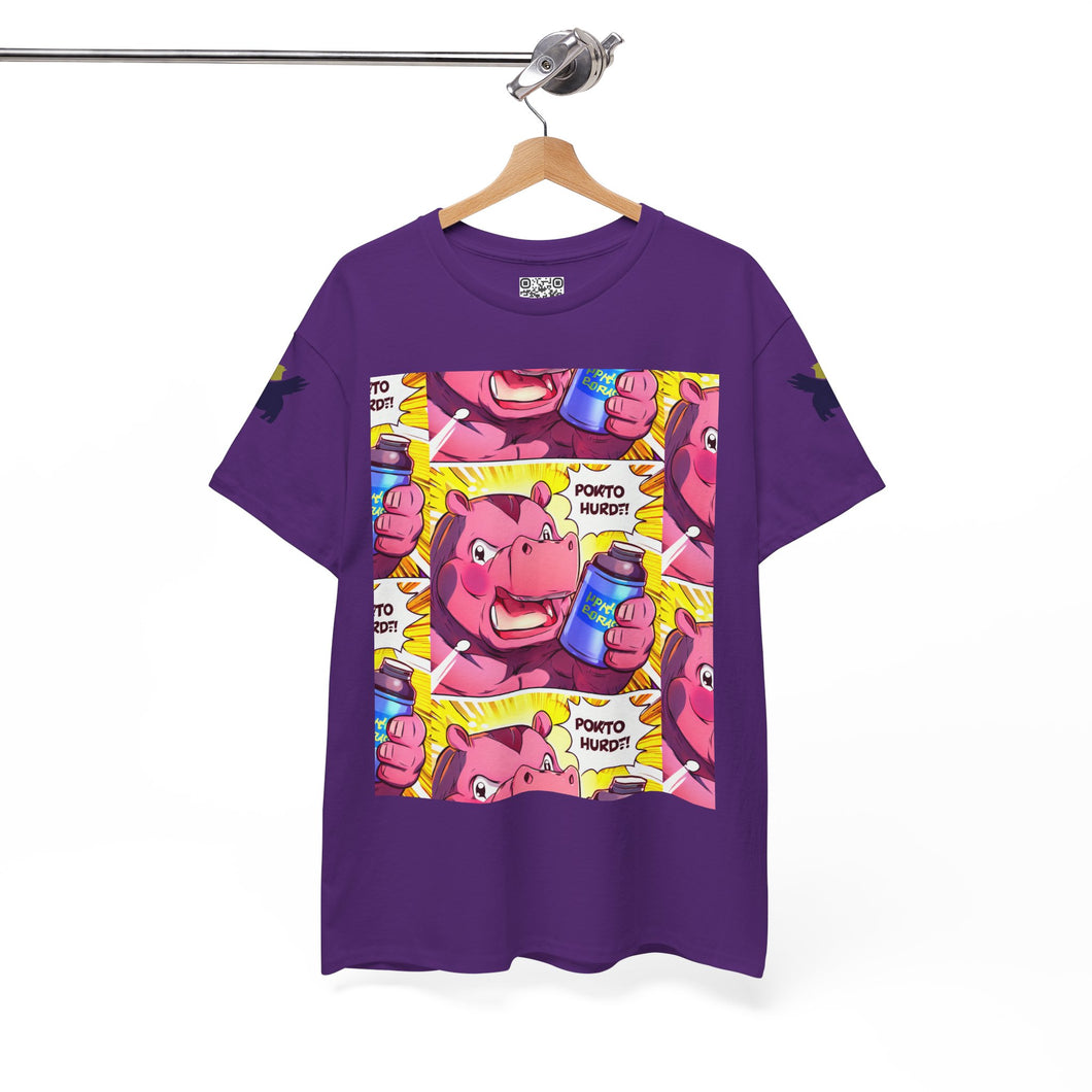 Hippo Pokto Hurd Punch Unisex Heavy Cotton Tee